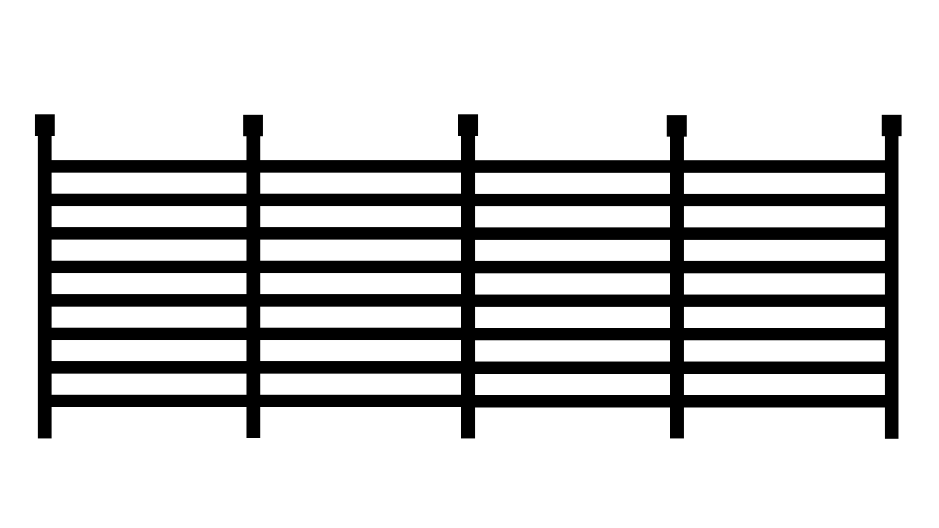 —Pngtree—fence black png_8276124